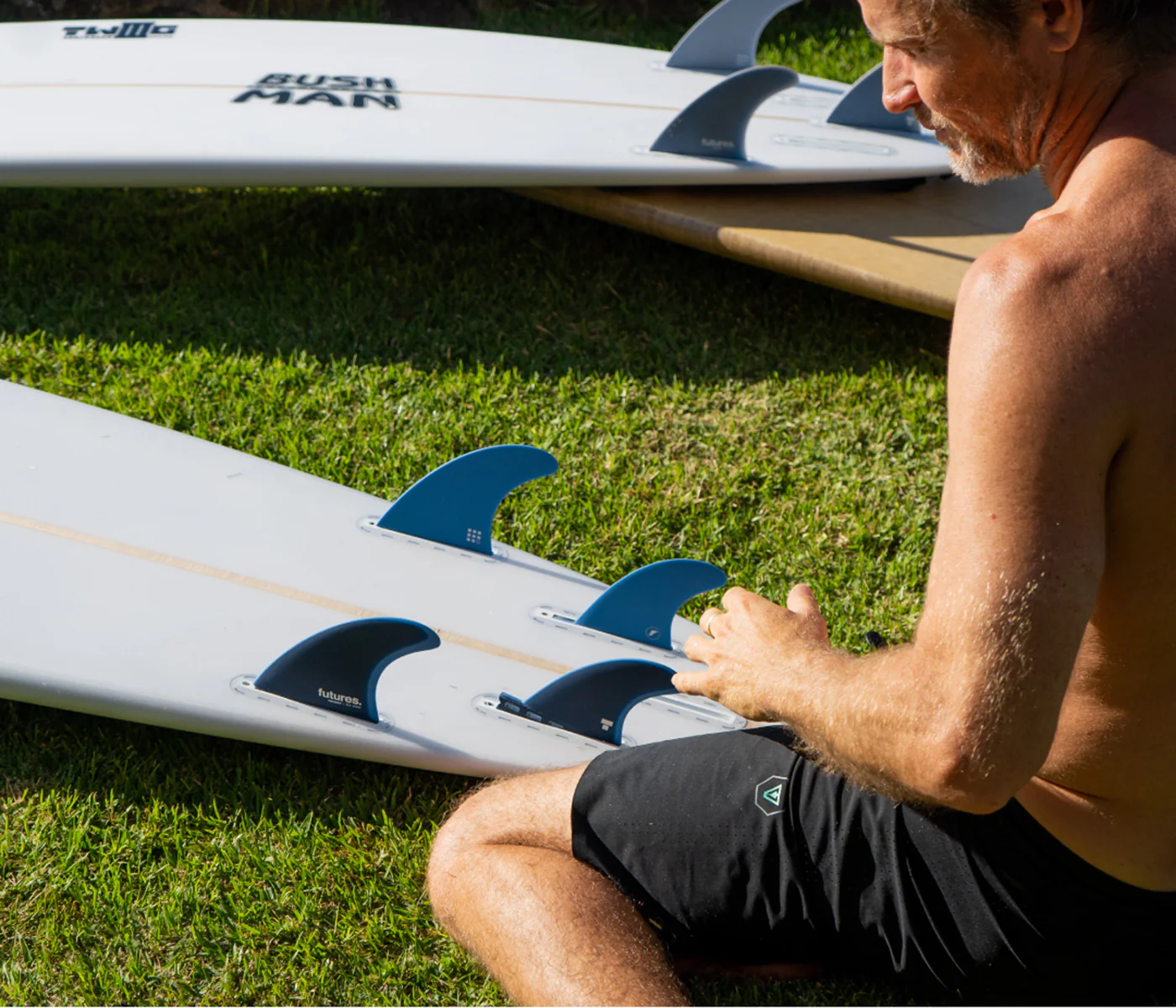 Twiggy Fiberglass 5-Fin Big Wave - Image 4